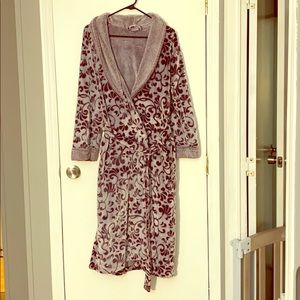 Purple and Gray Croft &Barrow Robe